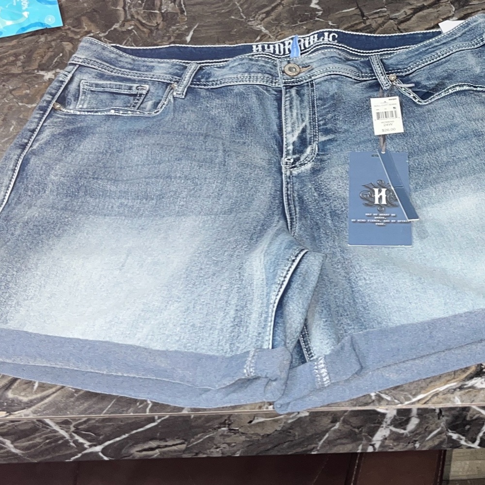 Hydraulic Women's Light Blue Denim Shorts